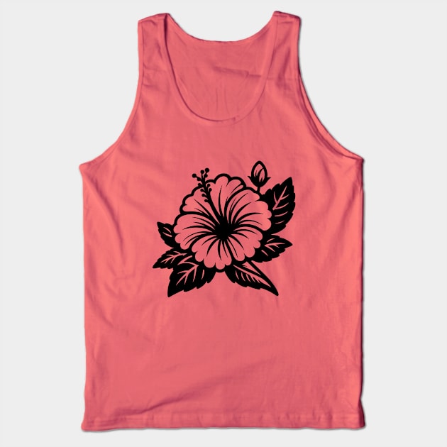 Hibiscus Tank Top by KayBee Gift Shop